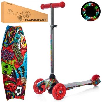 Самокат детский MINI iTrike BB3-013-4-F-WP9 трехколесный