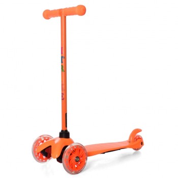 Детский самокат iTrike BB 3-013-5-OR MINI светящиеся колеса