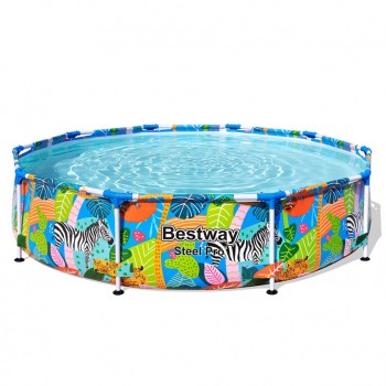 BW Бассейн каркасный 56985 круглый, 305-66см