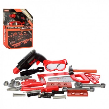 Игрушечные инструменты KY1068-111F Дрель с набором инструментов (Набор F)