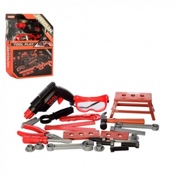 Игрушечные инструменты KY1068-111F Дрель с набором инструментов (Набор D)