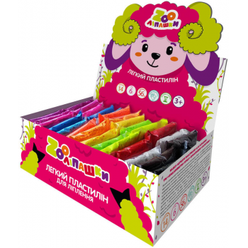 Пластилин лёгкий ZOOлипашки шоу-бокс 