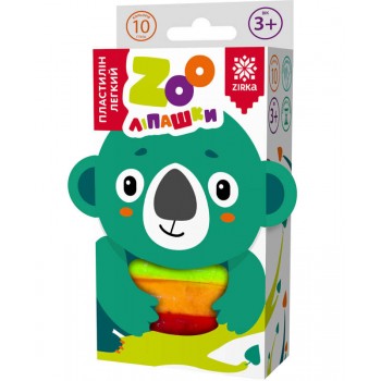 Пластилин лёгкий ZOOлипашки Коала