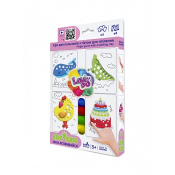Набор теста для лепки TM Lovin'Do Edu kids Игры для пальчиков 2 41043