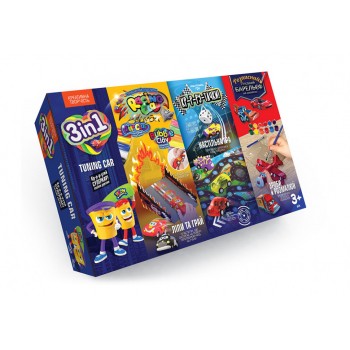 Набор для творчества с воздушным пластилином 3 in 1 TUNING CAR TUC-01DT пластилин застывающий