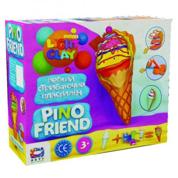 Набор легкого прыгающего пластилина ТМ Moon Light Clay Pino Friend Айси (9) 70039