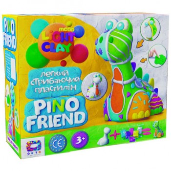 Набор легкого прыгающего пластилина ТМ Moon Light Clay Pino Friend Барди (9) 70036