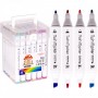 Набор скетч-маркеров 36 цветов 2019-36 в пластиковом боксе
