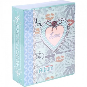 Фотоальбом А6 40 фотографий 10х15см 9149/6846/4-215 (Салатовый)