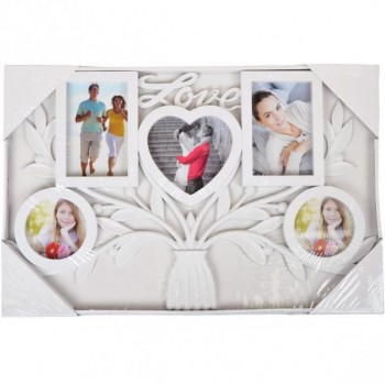 Фоторамка-коллаж на 5 фотографий 4-209 55*36*2см