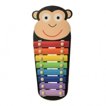 Деревянная игрушка Ксилофон WW-189 (Обезьяна)