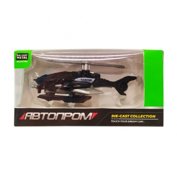 Детская металлическая машинка АвтоПром 7629 масштаб 1:64   (Вертолет)