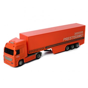 Детская машинка Фура Limo Toy AS-2168 со звуком и светом (Оранжевый)