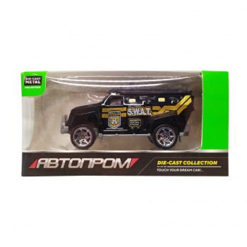 Детская металлическая машинка АвтоПром 7629 масштаб 1:64   (S.W.A.T. Броневик)