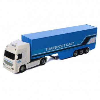 Детская машинка Фура Limo Toy AS-2168 со звуком и светом (Синий)