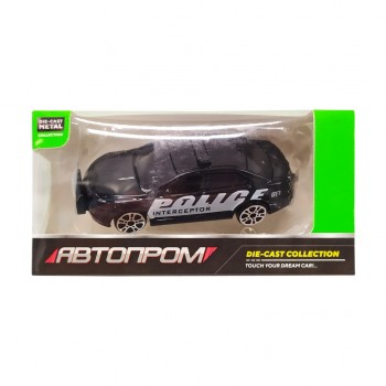 Детская металлическая машинка АвтоПром 7629 масштаб 1:64   (Police Седан)