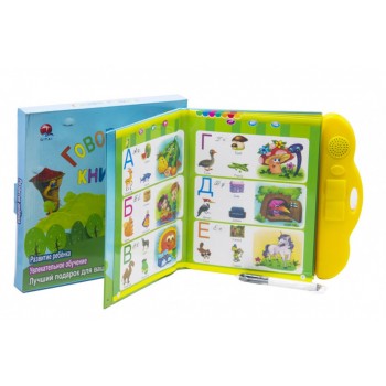 Детская развивающая Говорящая книжка QT0928 на батарейках