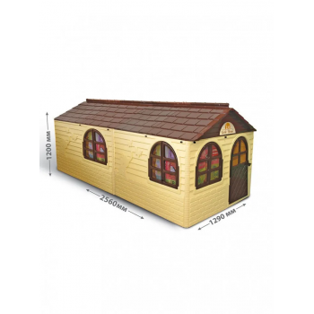 Игровой Домик со шторками  02550/22