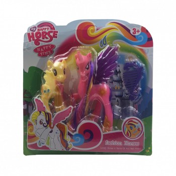 Игровой набор Единорожка L-A19-1 с  аксессуарами (Розовый)