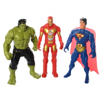 Фигурки для игры 899-31/32/33K (Супермен, Халк и Железный Человек)