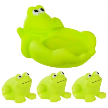 Игрушка для ванной пищалка 6286-10 (Лягушка)