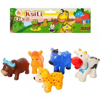 Набор Животных пищалок  L8025AB от 8см (Домашние)