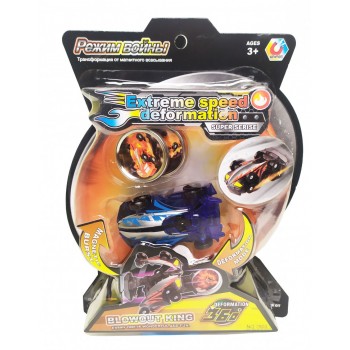 Машинка-трансформер Скритчер 7903 с магнитным диском (Синий)