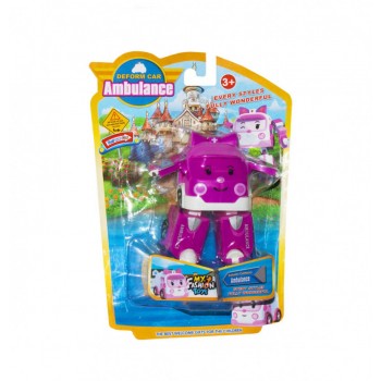 Трансформер транспорт Robocar POLI 378B (Фиолетовый Скорая)