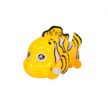 Заводная игрушка 675 Рыбка (Желтый)