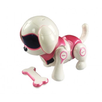 Интерактивная робот-собака 961P на батарейках (Розовая)
