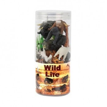 Игрушечные животные Metr+ D-60-61-62 12 шт в наборе (Wild Life)