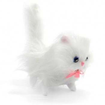 Кошка мяу ходит светящийся машущий хвостом PR151