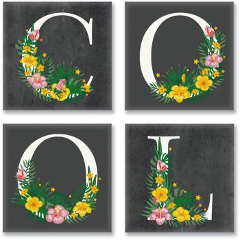 Набор для росписи по номерам. COOL  лофт 18*18 см*4 шт. CH115