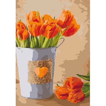 Картина за номерами. Букети, натюрморти 