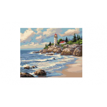 Картина по номерам. Сельский пейзаж 