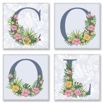 Набор для росписи по номерам. COOL прованс 18*18 см*4 шт. CH113