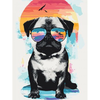 Картина по номерам.Животные, птицы 