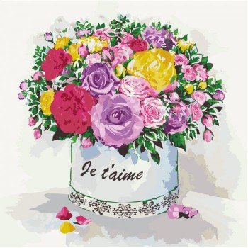 Картина по номерам. Букет 