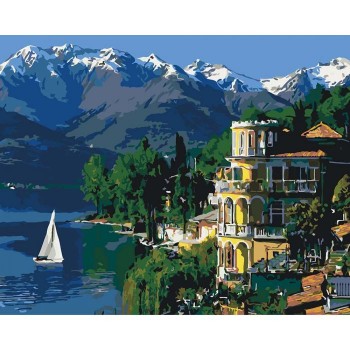 Картина по номерам. Городской пейзаж 