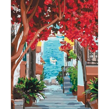 Картина по номерам. Городской пейзаж  