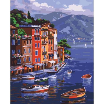 Картина по номерам. Городской пейзаж 