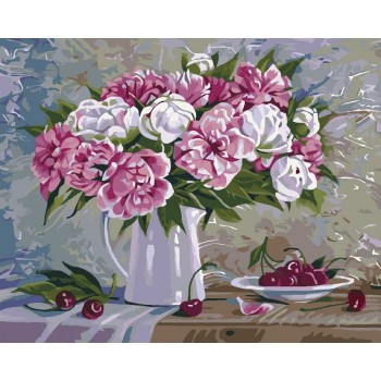 Картина по номерам. Букеты 