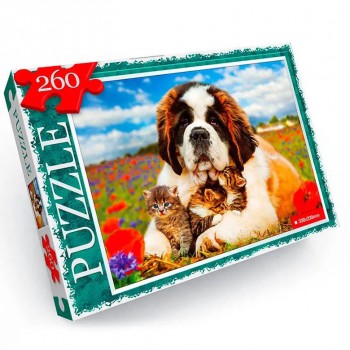 Пазл классический Danko Toys C260-13-01-16, 260 эл (Лучшие друзья)