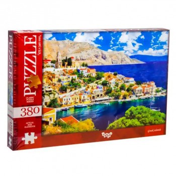 Пазл классический Danko Toys C380-04-01-10, 380 эл (Греческие острова)