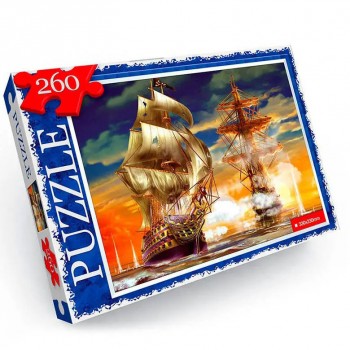 Пазл классический Danko Toys C260-13-01-16, 260 эл (Морская битва)