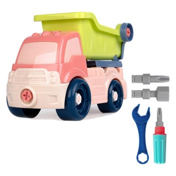 Конструктор-скрутка Стройтехника Keess 900ABCD с инструментами (Самосвал)