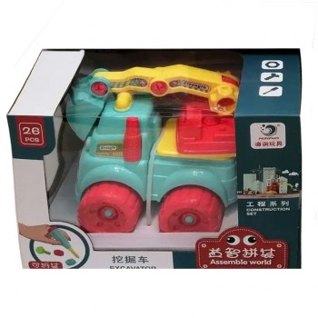 Конструктор с инструментами 1005-2, 20 -33 детали  (Экскаватор)