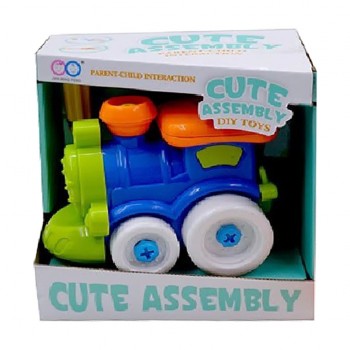 Игрушка конструктор с инструментами JMF88606 отвертка (Поезд)