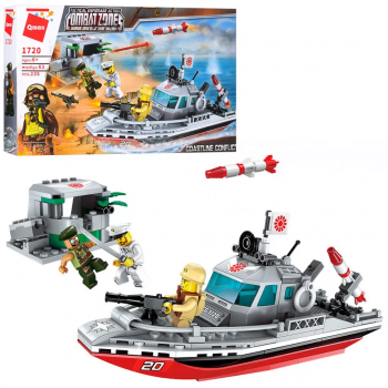 Конструктор военный грузовик Qman1727 