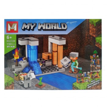 Конструктор MG233A MK, строение, фигурка, 118-134 детали (MG233B)